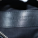 Balenciaga Laundry Cabas Hand Bag Leather 2way Gray Silver 517842 Auth 208407A-29