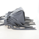 Balenciaga Laundry Cabas Hand Bag Leather 2way Gray Silver 517842 Auth 208407A-4