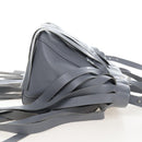 Balenciaga Laundry Cabas Hand Bag Leather 2way Gray Silver 517842 Auth 208407A-5