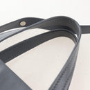 Balenciaga Laundry Cabas Hand Bag Leather 2way Gray Silver 517842 Auth 208407A-8