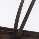 LOUIS VUITTON Damier Ebene Neverfull MM Tote Bag N51105 LV Auth 208414-15
