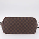 LOUIS VUITTON Damier Ebene Neverfull MM Tote Bag N51105 LV Auth 208414-18