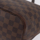 LOUIS VUITTON Damier Ebene Neverfull MM Tote Bag N51105 LV Auth 208414-20