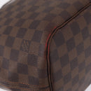 LOUIS VUITTON Damier Ebene Neverfull MM Tote Bag N51105 LV Auth 208414-21