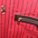 LOUIS VUITTON Damier Ebene Neverfull MM Tote Bag N51105 LV Auth 208414-32