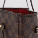 LOUIS VUITTON Damier Ebene Neverfull MM Tote Bag N51105 LV Auth 208414-5