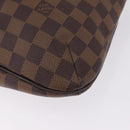 LOUIS VUITTON Damier Ebene Bloomsbury PM Shoulder Bag N42251 LV Auth 208415-16