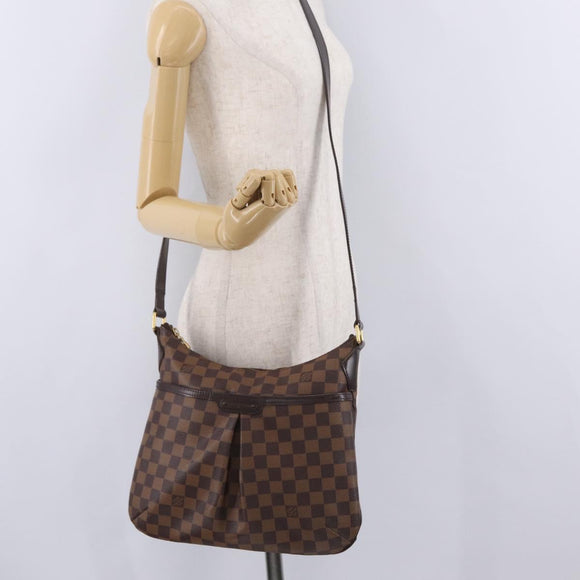 LOUIS VUITTON Damier Ebene Bloomsbury PM Shoulder Bag N42251 LV Auth 208415