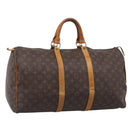 LOUIS VUITTON Monogram Keepall 50 Boston Bag M41426 LV Auth 208416-1
