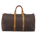 LOUIS VUITTON Monogram Keepall 50 Boston Bag M41426 LV Auth 208416-2
