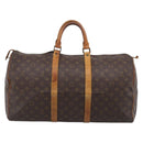 LOUIS VUITTON Monogram Keepall 50 Boston Bag M41426 LV Auth 208416-3