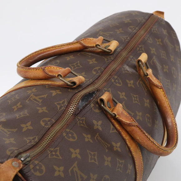 LOUIS VUITTON Monogram Keepall 50 Boston Bag M41426 LV Auth 208416