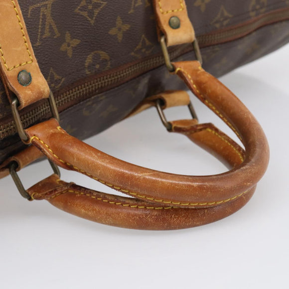 LOUIS VUITTON Monogram Keepall 50 Boston Bag M41426 LV Auth 208416