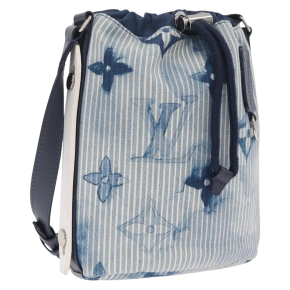 LOUIS VUITTON Monogram Watercolor Sac Maran Bag Blue M57830 LV Auth 208417M