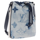 LOUIS VUITTON Monogram Watercolor Sac Maran Bag Blue M57830 LV Auth 208417M-1