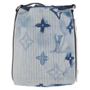 LOUIS VUITTON Monogram Watercolor Sac Maran Bag Blue M57830 LV Auth 208417M-2