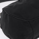 PRADA Shoulder Bag Nylon Black Silver Auth 208419V-10