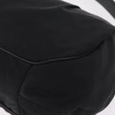 PRADA Shoulder Bag Nylon Black Silver Auth 208419V-11