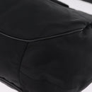 PRADA Shoulder Bag Nylon Black Silver Auth 208419V-13