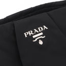 PRADA Shoulder Bag Nylon Black Silver Auth 208419V-14
