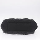 PRADA Shoulder Bag Nylon Black Silver Auth 208419V-9