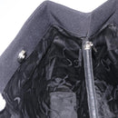 Salvatore Ferragamo Chain Tote Bag Nylon Black Gold Auth 208420-20