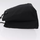 Salvatore Ferragamo Chain Tote Bag Nylon Black Gold Auth 208420-5