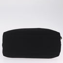 Salvatore Ferragamo Chain Tote Bag Nylon Black Gold Auth 208420-9