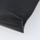 LOEWE Shoulder Bag Leather Black Gold Auth 208421A-13