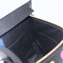 LOEWE Shoulder Bag Leather Black Gold Auth 208421A-20