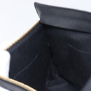 LOEWE Shoulder Bag Leather Black Gold Auth 208421A-21