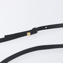 LOEWE Shoulder Bag Leather Black Gold Auth 208421A-9