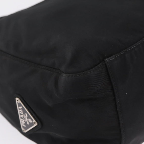 PRADA Shoulder Bag Nylon Black Auth 208422A