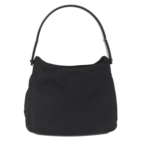 PRADA Shoulder Bag Nylon Black Auth 208422A