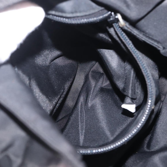 PRADA Shoulder Bag Nylon Black Auth 208422A