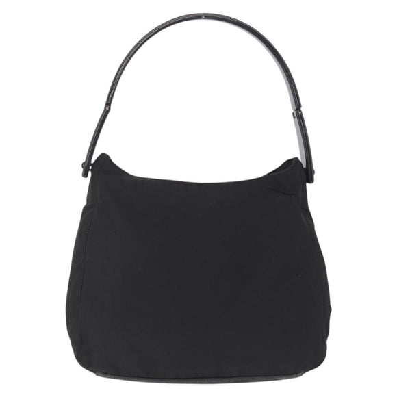 PRADA Shoulder Bag Nylon Black Auth 208422A