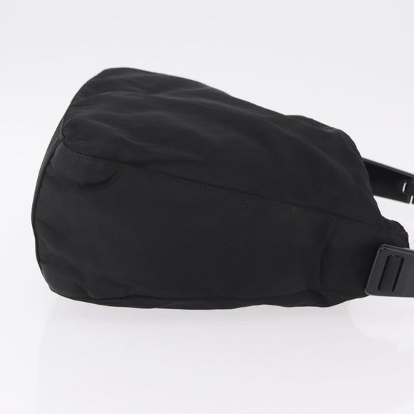 PRADA Shoulder Bag Nylon Black Auth 208422A