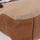 Miu Miu Hand Bag Leather Pink Gold Auth 208423-10