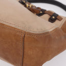 Miu Miu Hand Bag Leather Pink Gold Auth 208423-11