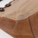Miu Miu Hand Bag Leather Pink Gold Auth 208423-12