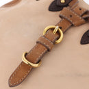 Miu Miu Hand Bag Leather Pink Gold Auth 208423-15