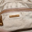 Miu Miu Hand Bag Leather Pink Gold Auth 208423-18
