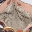 Miu Miu Hand Bag Leather Pink Gold Auth 208423-20