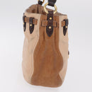 Miu Miu Hand Bag Leather Pink Gold Auth 208423-4