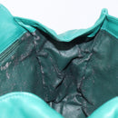 LOEWE Shoulder Bag Leather Green Gold Auth 208425-17