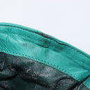 LOEWE Shoulder Bag Leather Green Gold Auth 208425-21