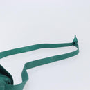 LOEWE Shoulder Bag Leather Green Gold Auth 208425-8