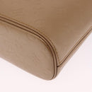 LOUIS VUITTON Monogram Mat Alston Shoulder Bag Beige M55127 LV Auth 208427V-15