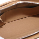 LOUIS VUITTON Monogram Mat Alston Shoulder Bag Beige M55127 LV Auth 208427V-18