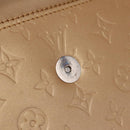 LOUIS VUITTON Monogram Mat Alston Shoulder Bag Beige M55127 LV Auth 208427V-23